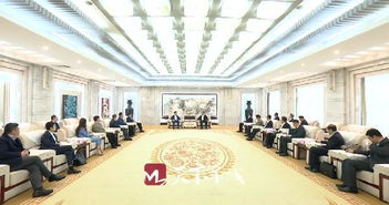 王忠林會見上海中軍哈工實(shí)業(yè)集團(tuán)董事長林楷森一行